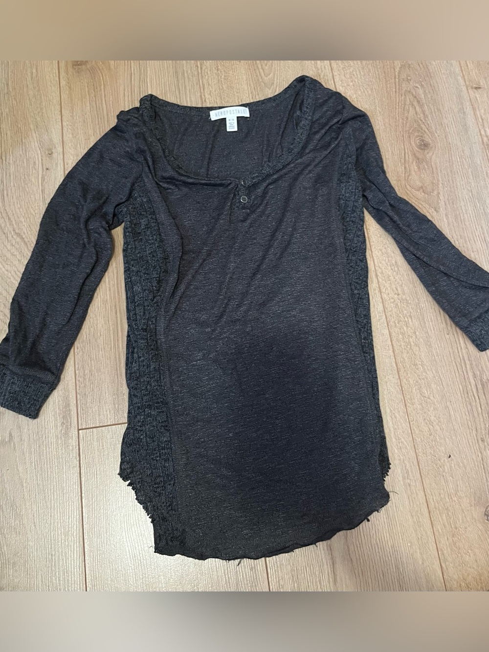 Aeropostale black lightweight long sleeve top